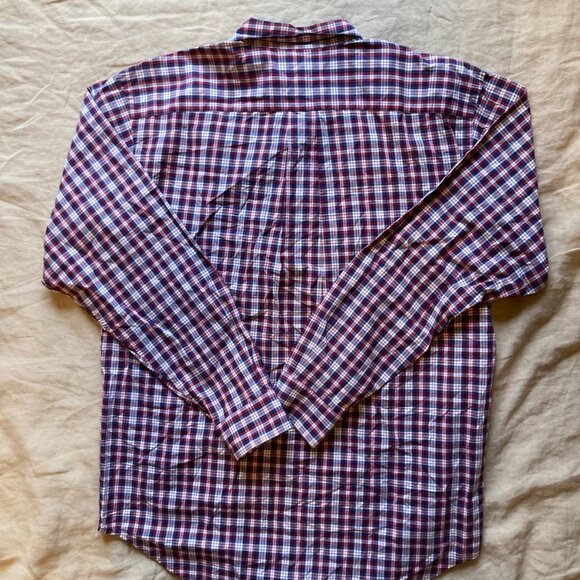 Ralph Lauren Plaid Button Down Long Sleeve Shirt Mens Size Small Polo - Picture 4 of 4